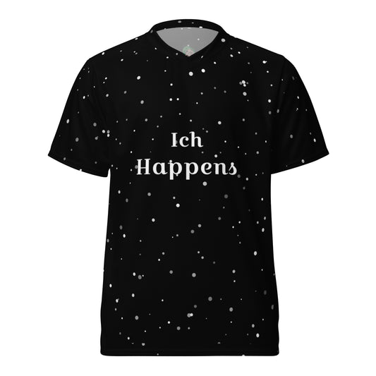 Ich Happens Recycled Unisex Sports Jersey